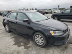 2014 Volkswagen Jetta Base Black vin: 3VW2K7AJ1EM444072