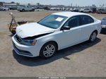 2015 Volkswagen Jetta 2.0l S White vin: 3VW2K7AJ1FM210578