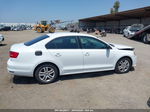 2015 Volkswagen Jetta 2.0l S White vin: 3VW2K7AJ1FM210578