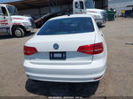 2015 Volkswagen Jetta 2.0l S White vin: 3VW2K7AJ1FM210578