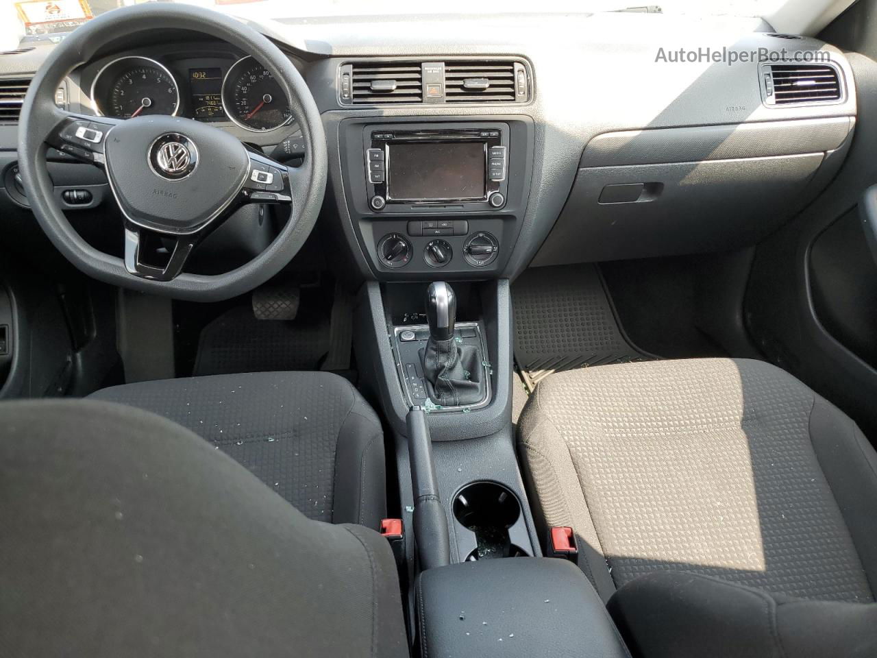 2015 Volkswagen Jetta Base Угольный vin: 3VW2K7AJ1FM232497