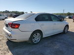 2015 Volkswagen Jetta Base White vin: 3VW2K7AJ1FM239515