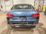 2015 Volkswagen Jetta Base Blue vin: 3VW2K7AJ1FM404754