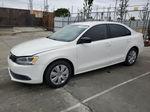 2012 Volkswagen Jetta Base White vin: 3VW2K7AJ2CM340770