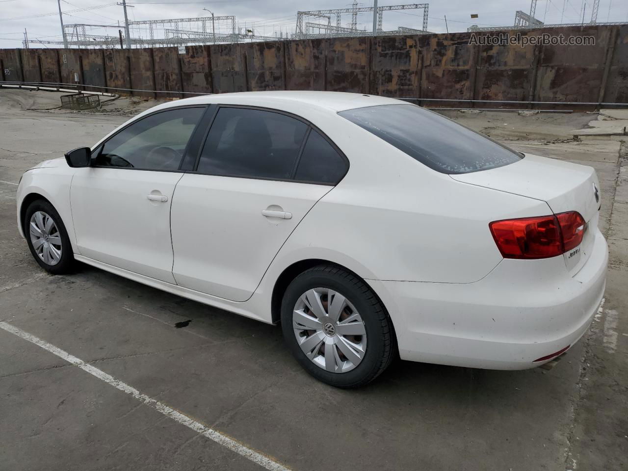 2012 Volkswagen Jetta Base White vin: 3VW2K7AJ2CM340770