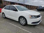 2012 Volkswagen Jetta Base White vin: 3VW2K7AJ2CM340770