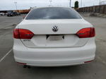 2012 Volkswagen Jetta Base White vin: 3VW2K7AJ2CM340770