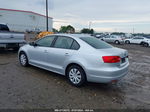 2012 Volkswagen Jetta Sedan S Silver vin: 3VW2K7AJ2CM359464