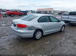 2012 Volkswagen Jetta Sedan S Silver vin: 3VW2K7AJ2CM359464