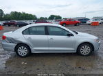 2012 Volkswagen Jetta Sedan S Silver vin: 3VW2K7AJ2CM359464