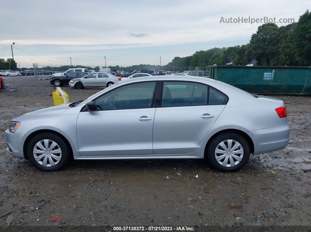 2012 Volkswagen Jetta Sedan S Silver vin: 3VW2K7AJ2CM359464