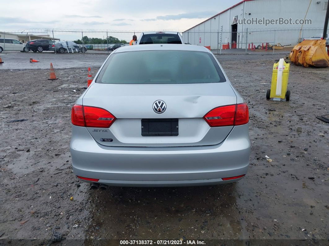 2012 Volkswagen Jetta Sedan S Silver vin: 3VW2K7AJ2CM359464