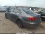 2013 Volkswagen Jetta 2.0l S Gray vin: 3VW2K7AJ2DM379893