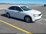 2013 Volkswagen Jetta 2.0l S White vin: 3VW2K7AJ2DM399710