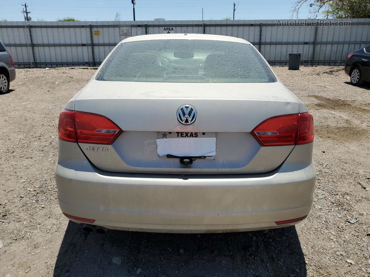 2014 Volkswagen Jetta Base Золотой vin: 3VW2K7AJ2EM234547