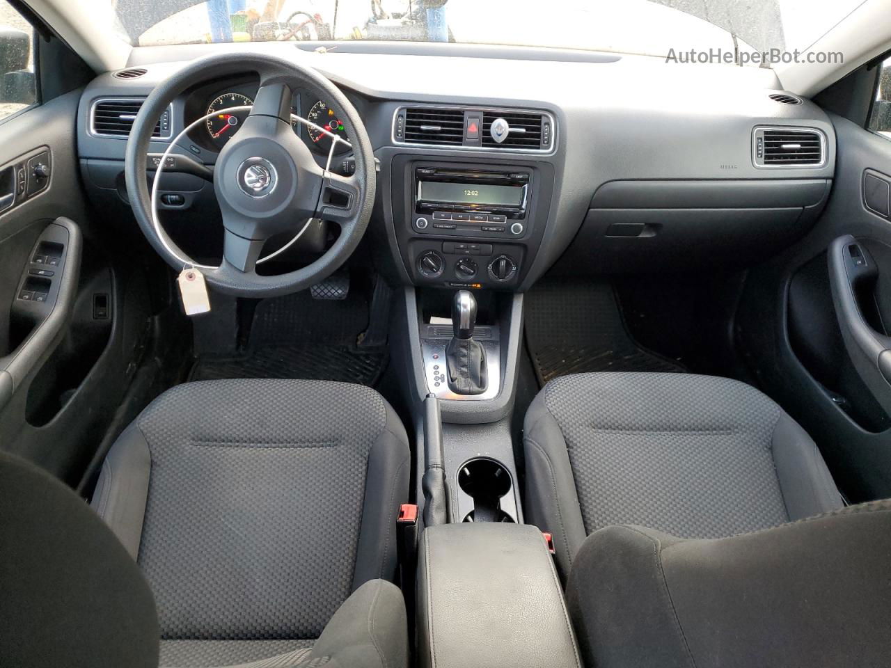 2014 Volkswagen Jetta Base Черный vin: 3VW2K7AJ2EM370807