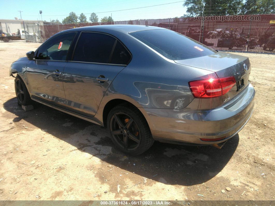 2015 Volkswagen Jetta Sedan 2.0l S Gray vin: 3VW2K7AJ2FM215725