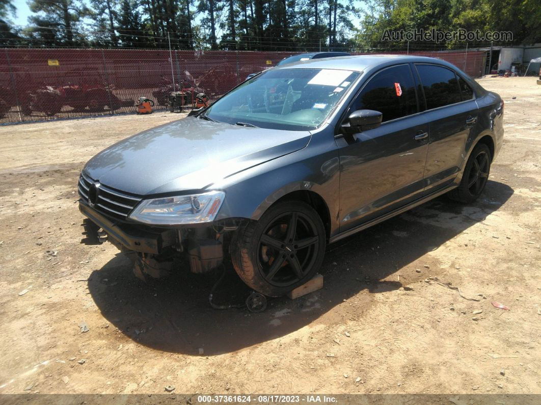 2015 Volkswagen Jetta Sedan 2.0l S Gray vin: 3VW2K7AJ2FM215725