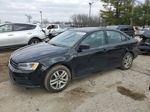 2015 Volkswagen Jetta Base Black vin: 3VW2K7AJ2FM241225