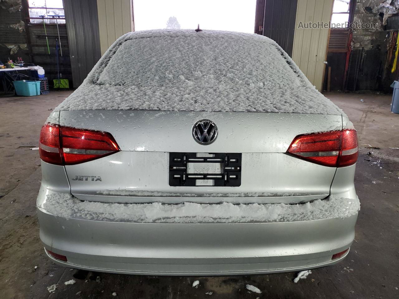 2015 Volkswagen Jetta Base Серебряный vin: 3VW2K7AJ2FM283281