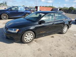 2015 Volkswagen Jetta Base Black vin: 3VW2K7AJ2FM413835