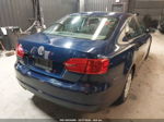 2011 Volkswagen Jetta 2.0l S Dark Blue vin: 3VW2K7AJ3BM326746