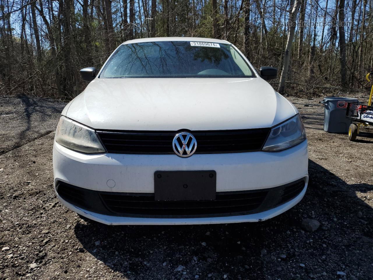 2011 Volkswagen Jetta Base Белый vin: 3VW2K7AJ3BM348570