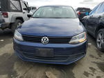 2012 Volkswagen Jetta Base Blue vin: 3VW2K7AJ3CM301508