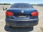 2012 Volkswagen Jetta Base Blue vin: 3VW2K7AJ3CM394272