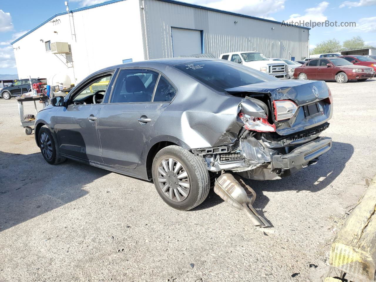 2012 Volkswagen Jetta Base Charcoal vin: 3VW2K7AJ3CM466362