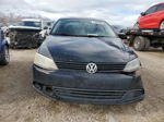 2013 Volkswagen Jetta Base Black vin: 3VW2K7AJ3DM282069