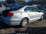 2013 Volkswagen Jetta 2.0l S Silver vin: 3VW2K7AJ3DM350659