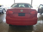 2014 Volkswagen Jetta Base Red vin: 3VW2K7AJ3EM256654