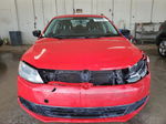 2014 Volkswagen Jetta Base Red vin: 3VW2K7AJ3EM256654