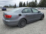 2014 Volkswagen Jetta Base Gray vin: 3VW2K7AJ3EM354079