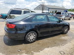 2014 Volkswagen Jetta Base Black vin: 3VW2K7AJ3EM356382