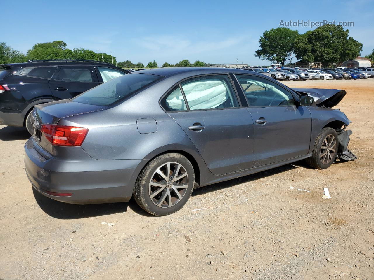 2015 Volkswagen Jetta Base Black vin: 3VW2K7AJ3FM271995