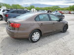 2011 Volkswagen Jetta Base Brown vin: 3VW2K7AJ4BM378872