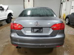 2012 Volkswagen Jetta Base Gray vin: 3VW2K7AJ4CM335439