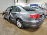 2012 Volkswagen Jetta Base Gray vin: 3VW2K7AJ4CM335439