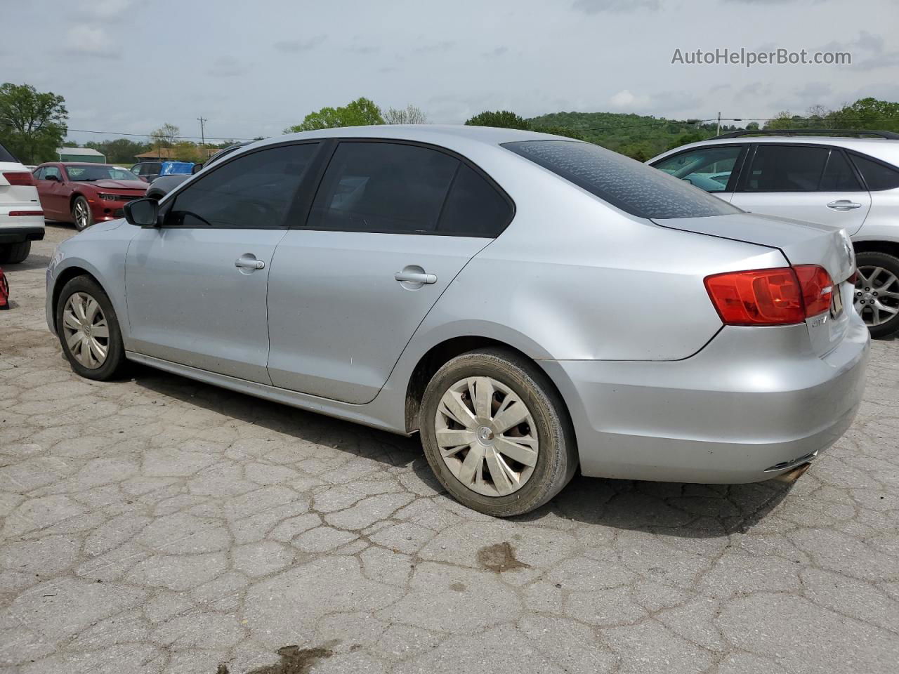 2012 Volkswagen Jetta Base Silver vin: 3VW2K7AJ4CM385418