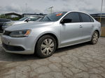 2012 Volkswagen Jetta Base Silver vin: 3VW2K7AJ4CM385418