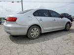 2012 Volkswagen Jetta Base Silver vin: 3VW2K7AJ4CM385418