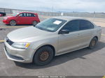 2012 Volkswagen Jetta 2.0l S Silver vin: 3VW2K7AJ4CM472851