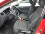 2013 Volkswagen Jetta Base Red vin: 3VW2K7AJ4DM260601