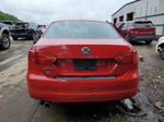 2013 Volkswagen Jetta Base Red vin: 3VW2K7AJ4DM260601