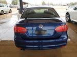 2013 Volkswagen Jetta Base Blue vin: 3VW2K7AJ4DM282341