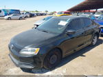 2013 Volkswagen Jetta 2.0l S Black vin: 3VW2K7AJ4DM436174