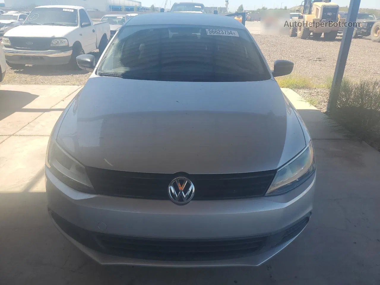 2014 Volkswagen Jetta Base Silver vin: 3VW2K7AJ4EM221007