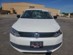 2014 Volkswagen Jetta Base White vin: 3VW2K7AJ4EM310513